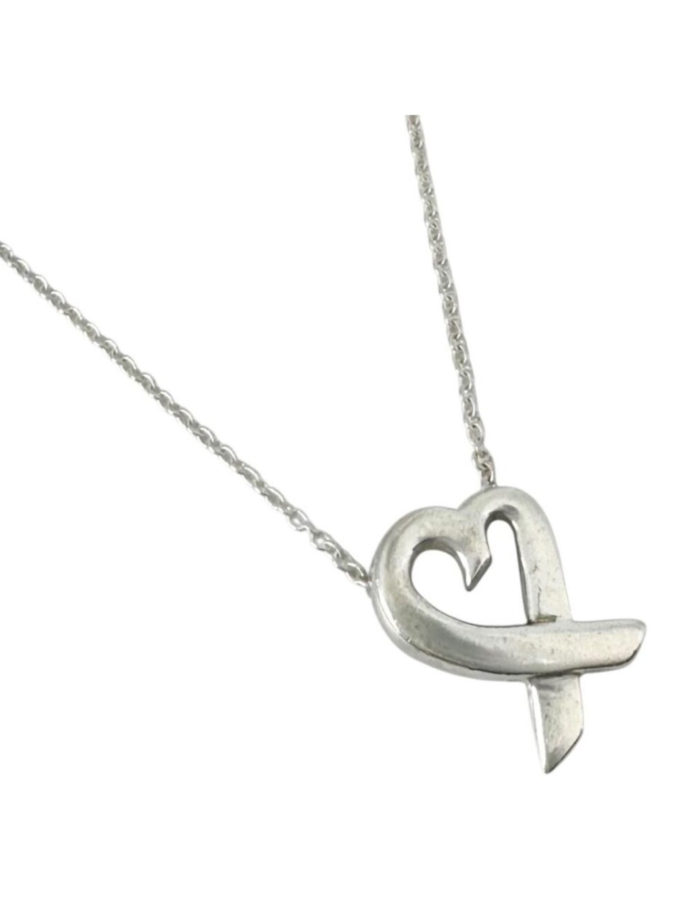 Tiffany & Co Loving Heart Silver Necklace